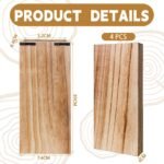 Planters Indoor Hanging Mounted Wood Wall Holder Pots Vases - Image 6