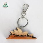 Wood Keychain City Charms - Image 3