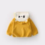 Girls Fall Keep Warm Winter Hooded Coat - Image 3