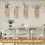 Planters Indoor Hanging Mounted Wood Wall Holder Pots Vases - Image 7